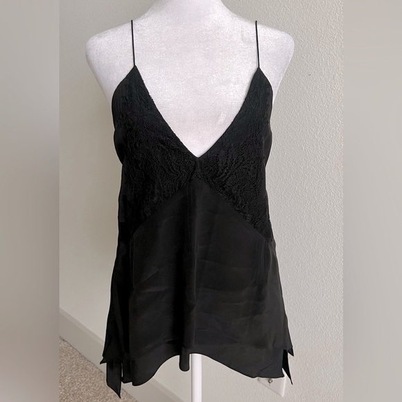 IRO Hambro black silk camisole - Picture 1 of 15
